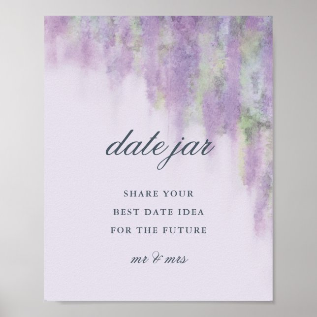 Wisteria drece data jar poster (Frente)