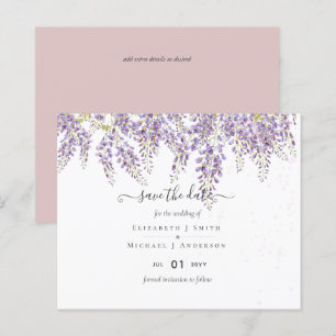 Wisteria Salve Datas Dusty Pink - Orçamento de Ca