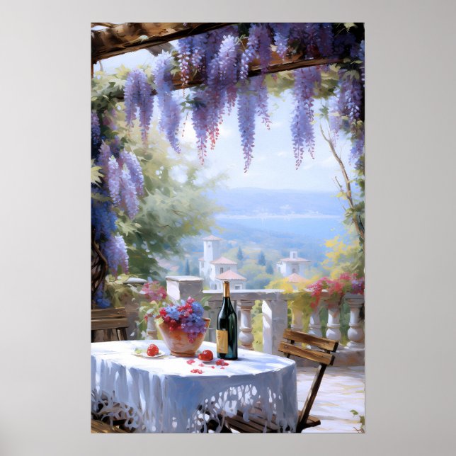Wisteria Terrace | POSTER IA (Frente)