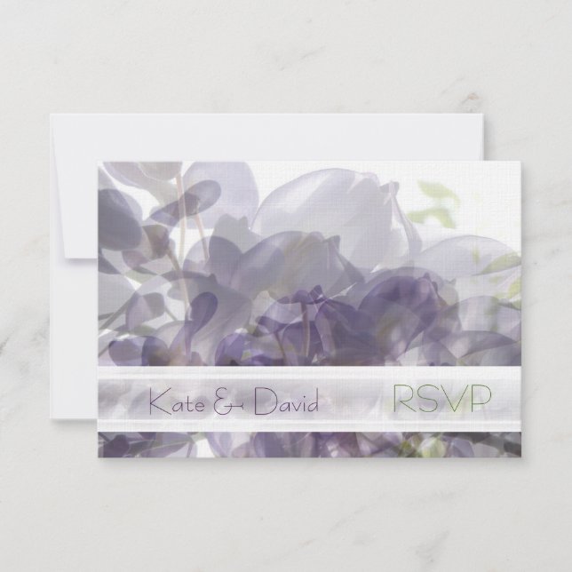 ©Wisteria Whisper/Wedding ou All-Occasion RSVP (Frente)