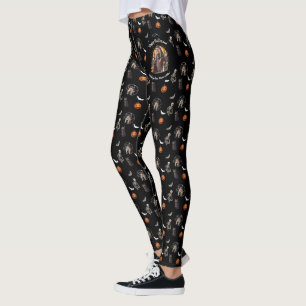 🕷️ Witchy Spooky Halloween- BLACK- Leggings 🎃 👻