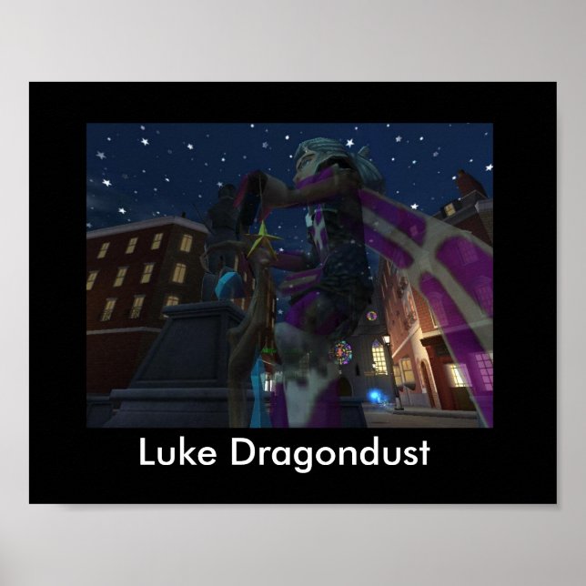 Wizard101 Luke Dragondust poster (Frente)