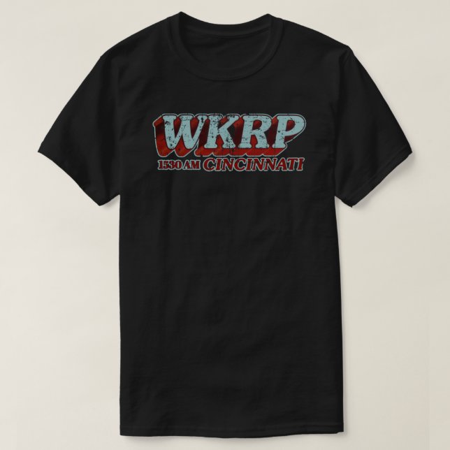 WKRP na Cincinnati Classic T-Shirt Copy (Frente do Design)