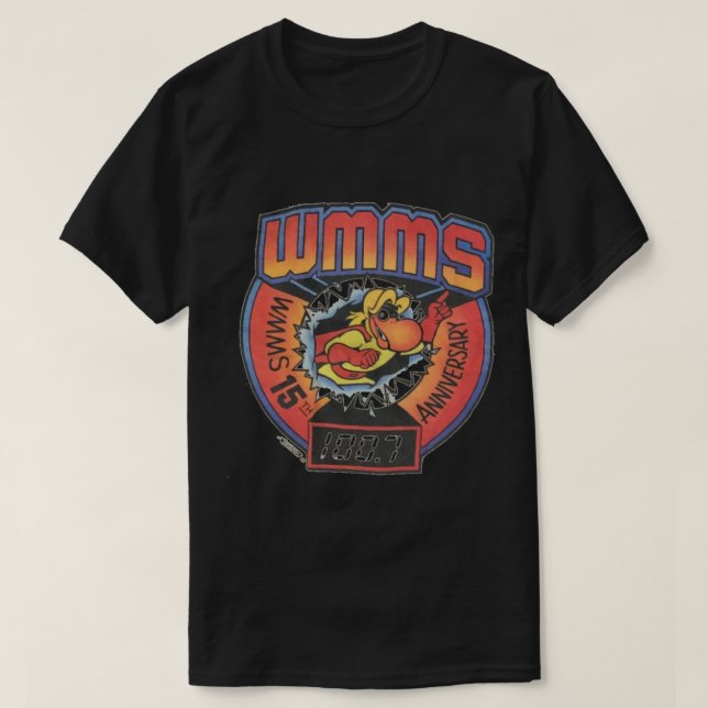 WMMS 15th anniversary Classic T-Shirt (Frente do Design)