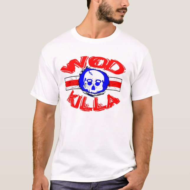 WOD Killa - t-shirt da malhação da elite do crânio (Frente)