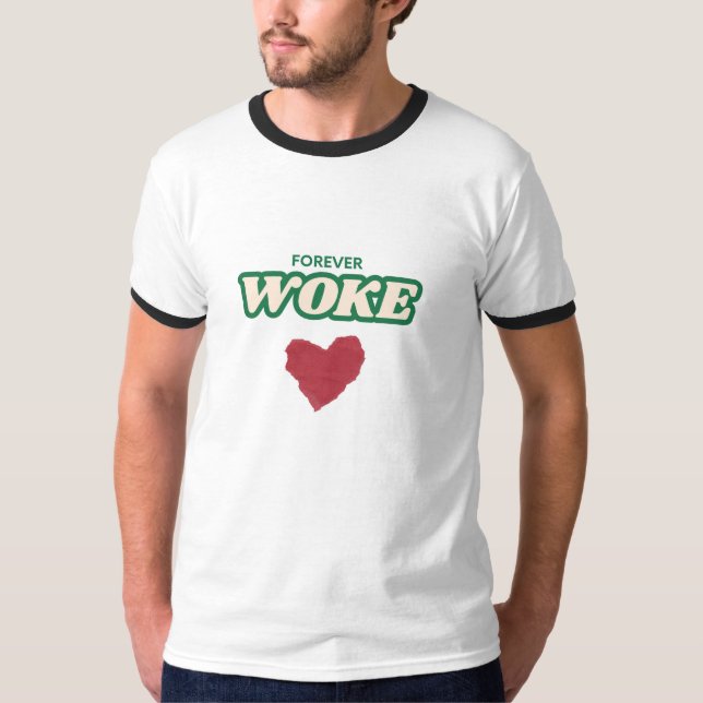 Woke Ringer T-Shirt (Frente)