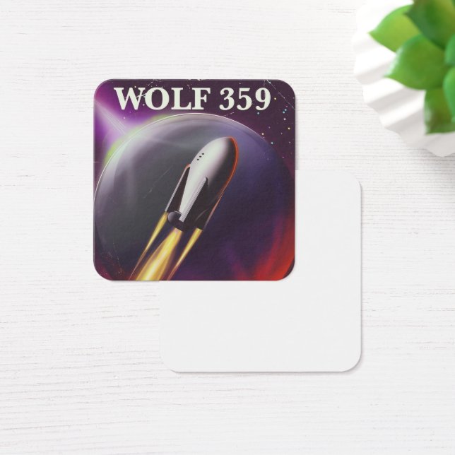 Wolf 359 "para um poster de viagens Espacial Adven (Mesa)