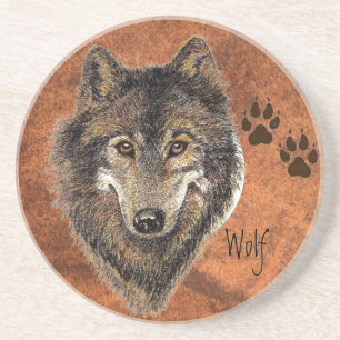 Wolf Animal Porta copos