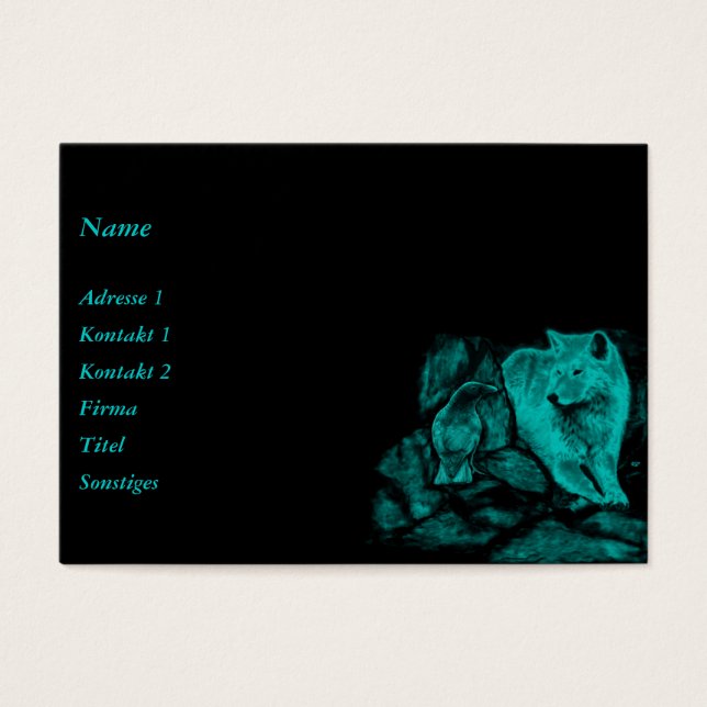 Wolf e Raven na Noite (Frente)