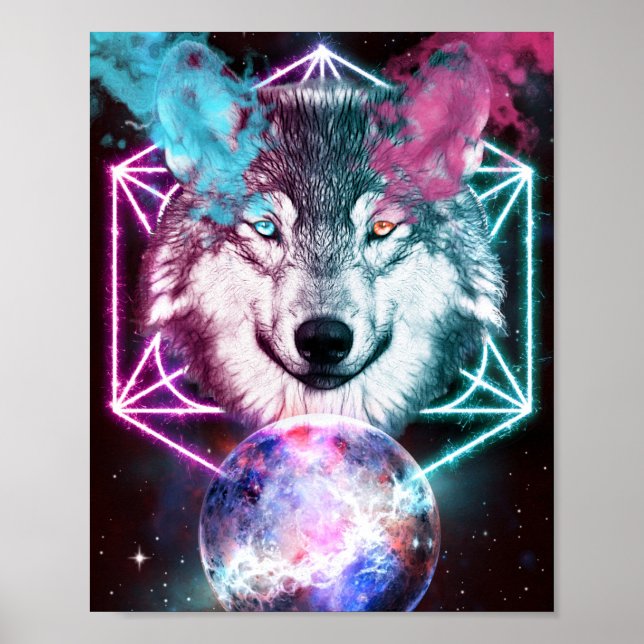 Wolf Fantasy Poster (Frente)