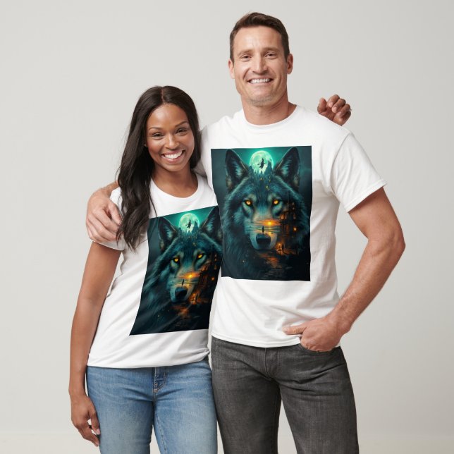 Wolf Magic t-Shirts (Unissex)