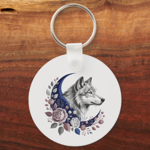 Wolf & Moon Chaveiro
