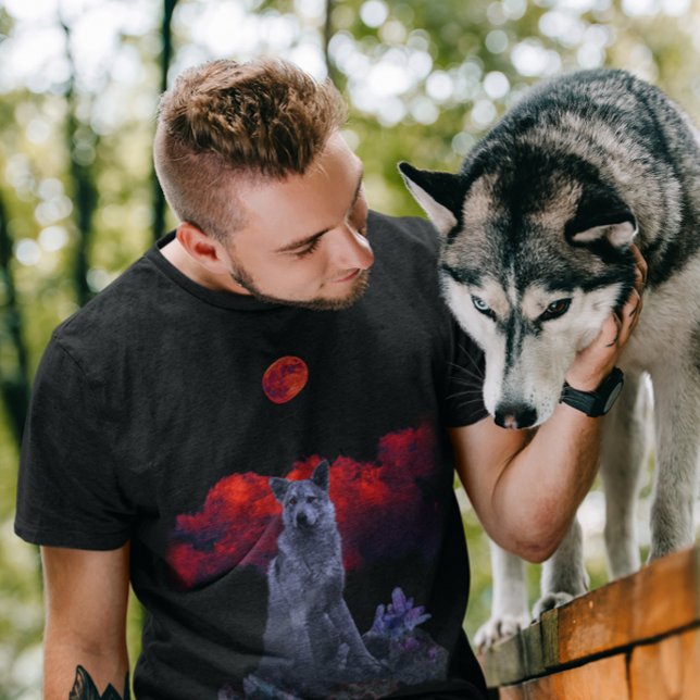 Wolf Moon | Gótico T-Shirt (Criador carregado)