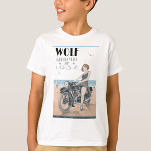 Wolf Motorcycle T-Shirt