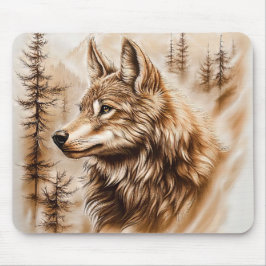 Wolf Mouse Pad