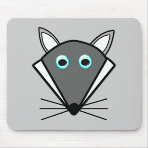 Wolf Mousepad do Halloween bonito