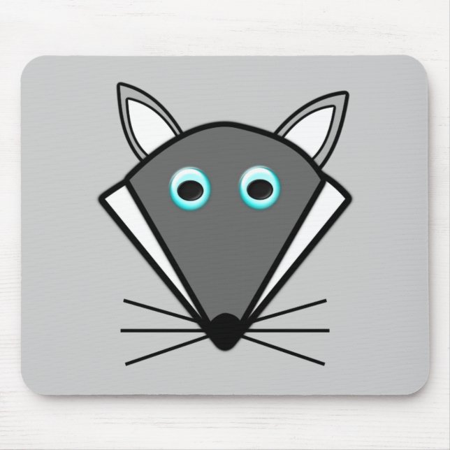 Wolf Mousepad do Halloween bonito (Frente)