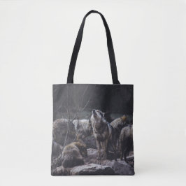 Wolf Pack Tote Bag