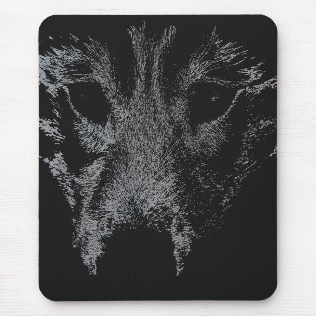 Wolf Pup Mousepad Gifts Malamute Wolf Dogs (Frente)