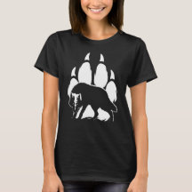 Wolf Silhouette e o T-Shirt Pegado