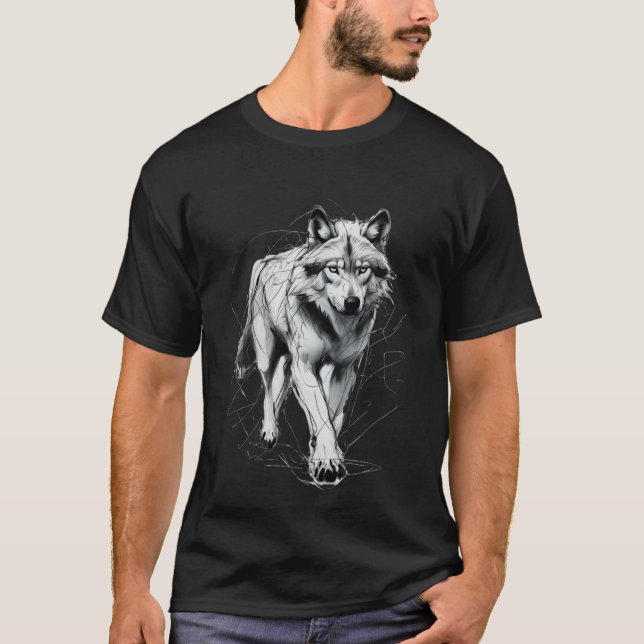 Wolf T-shirts (Frente)