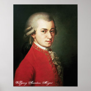 Wolfgang Amadeus Mozart Impressão