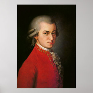 Wolfgang Amadeus Mozart Poster