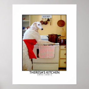 Wolfhound Puck Poster para Frame