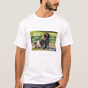 Wolfssprit-Keeshond Dog Raça T-Shirt