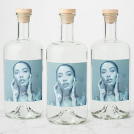 "Woman in Blue" Premium Canvas 