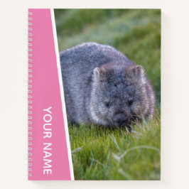 Wombat Austrália Animal Fofo, Rosa Personalizado