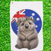 Wombat Um Pequeno Pedaço da Austrália  Toalha de G