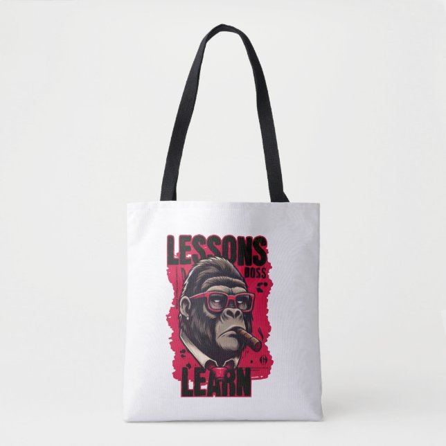 Women Gorilla Boss Lessons Learn Tote (Frente)