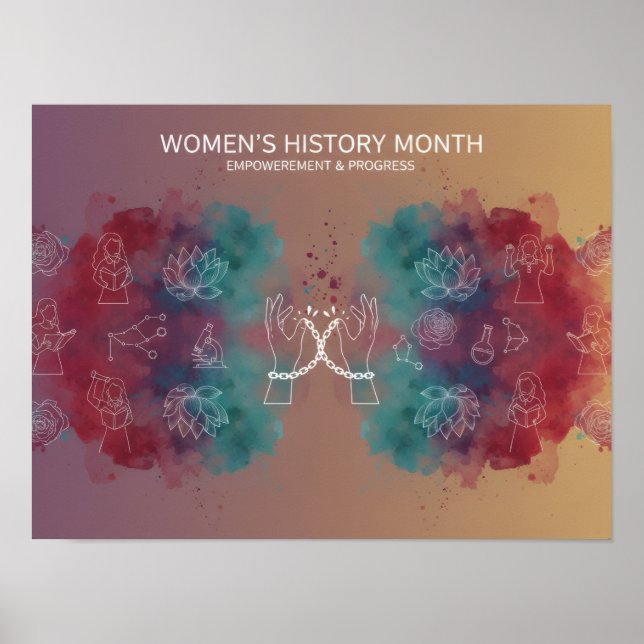 Women’s History Month Poster – Empowerment Class (Frente)