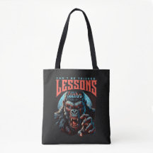 Women Wise Gorilla Lessons Learn Tote Bag