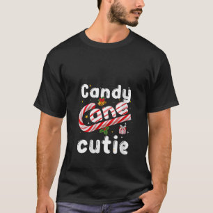 Womens Candy Cane Cutie Camisa de Natal para Menin