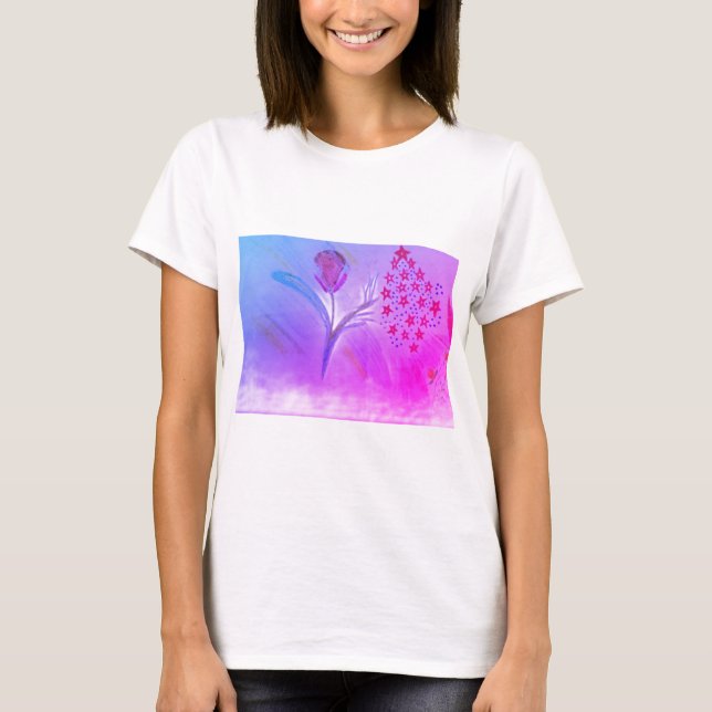 Women's firework fun floral T-Shirt (Frente)