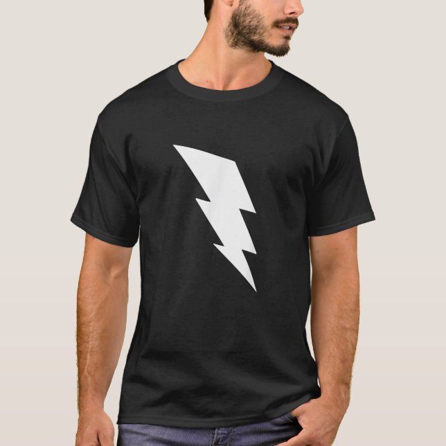 Womens Lightning Design Casual Tops Camisetas para (Frente)