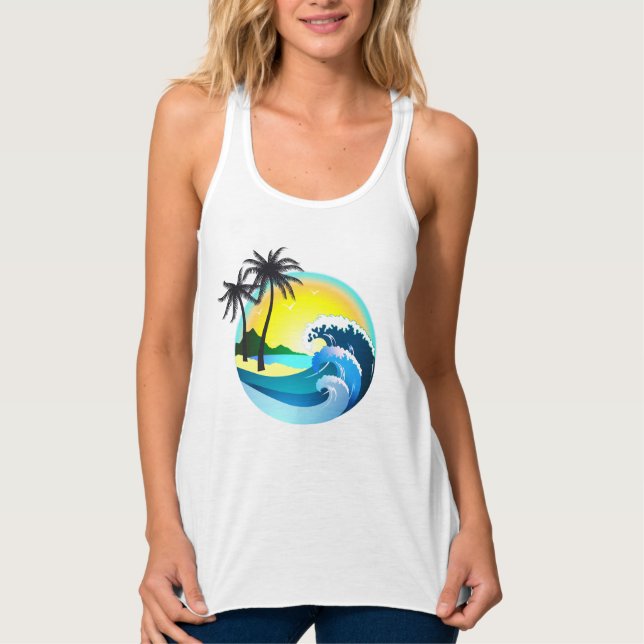 Womens Racerback Tank Top (Frente)
