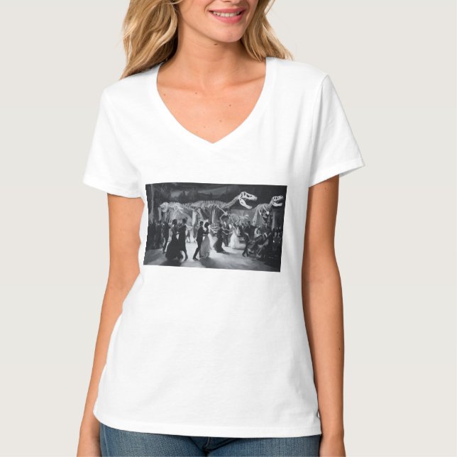 Womens V-Neck T-Shirt (Frente)