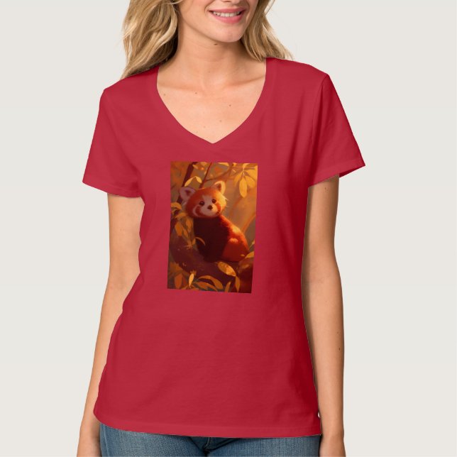 Womens V-Neck T-Shirt (Frente)