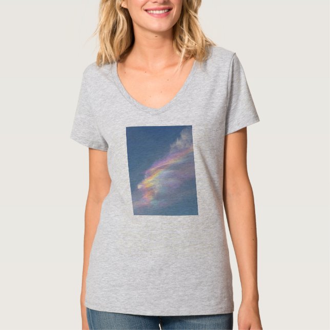Womens V-Neck T-Shirt (Frente)