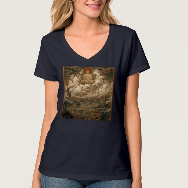 Womens V-Neck T-Shirt (Frente)