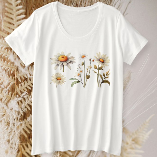 Women's Wildflowers Graphic T-Shirt / Floral (Criador carregado)