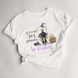 Womens Witchy T-Shirt Witchy Cauldron