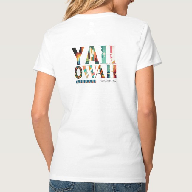 Women's Yahowah Design T-Shirt Cotton (Verso)