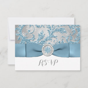 Wonderland de inverno, RSVP 3 de Casamento BUCKLE 