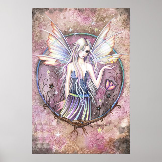Wonderland Fairy Fantasy Art Poster (Frente)