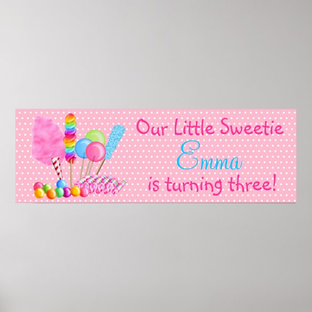 Wonderland Sweets Banner Poster (Frente)