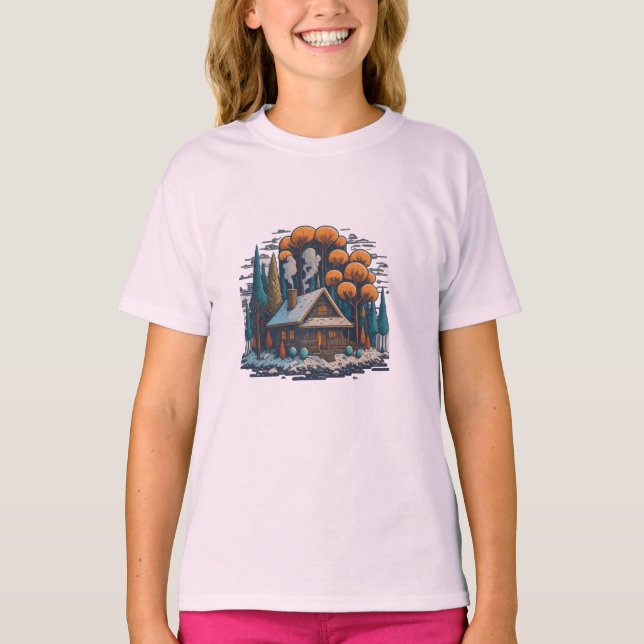 Wonderland T-Shirt de inverno (Frente)